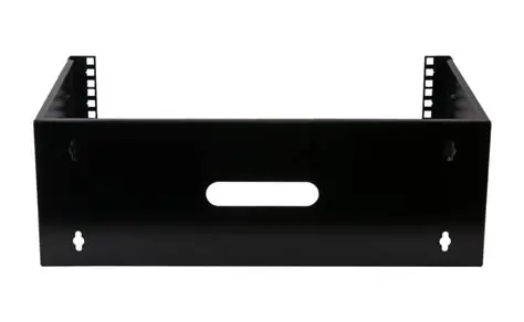 RACK DE PARED ABIERTO 6 UNIDADES ONLINK NEGRO METALICO R-6U-A