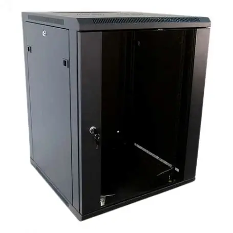RACK DE PARED CERRADO CON PUERTA DE VIDRIO BEGPROD 12 UNIDADES 12U 530 X 400 X 600MM RACK12U-PRO