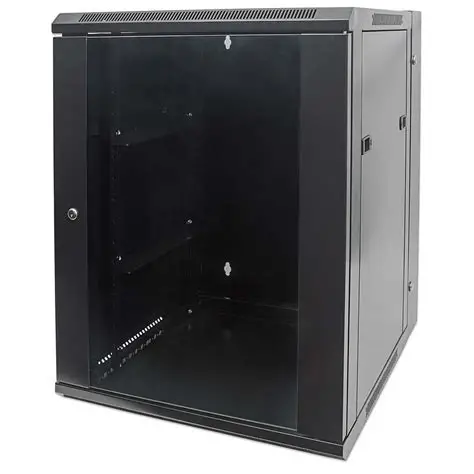 RACK DE PARED CERRADO CON PUERTA DE VIDRIO BEGPROD 12 UNIDADES 12U 530 X 400 X 600MM RACK12U-PRO