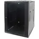 RACK DE PARED CERRADO CON PUERTA DE VIDRIO BEGPROD 12 UNIDADES 12U 530 X 400 X 600MM RACK12U-PRO