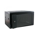 RACK DE PARED CERRADO CON PUERTA DE VIDRIO BEGPROD 4 UNIDADES MEDIDAS 530X400X200 RACK4U-PRO