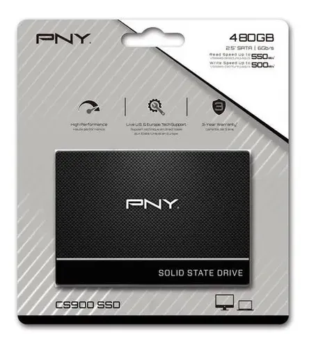 DISCO DURO SOLIDO | PNY | CS9000 | 480GB | SSD | 2.5" | SATA 3