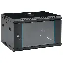 RACK DE PARED CERRADO CON PUERTA DE VIDRIO BEGPROD 4 UNIDADES MEDIDAS 600X220X400MM RACK4U