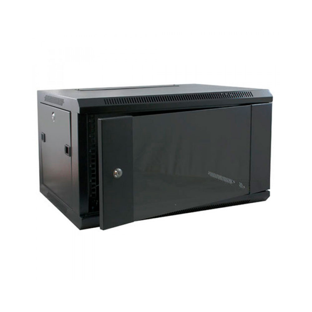 RACK DE PARED CERRADO CON PUERTA DE VIDRIO STC 4 UNIDADES MEDIDAS 542X400X280 STC-R-VMC-54404U
