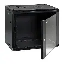 RACK DE PARED CERRADO CON PUERTA DE VIDRIO STC 6 UNIDADES MEDIDAS 600X450X368 STC-R-VMC-6045-6U