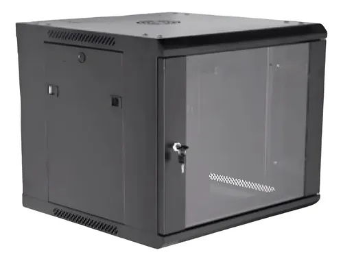RACK DE PARED CERRADO CON PUERTA DE VIDRIO STC 9 UNIDADES STC-R-WMC-6060-9U