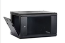 RACK DE PARED CERRADO FIJO 4U CON PUERTA DE VIDRIO METALNET