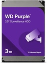 DISCO DURO | WD | PURPURA | PARA VIGILANCIA | 3TB | 3.5" | 5400RPM | SATA 6GB|S | 64 MB