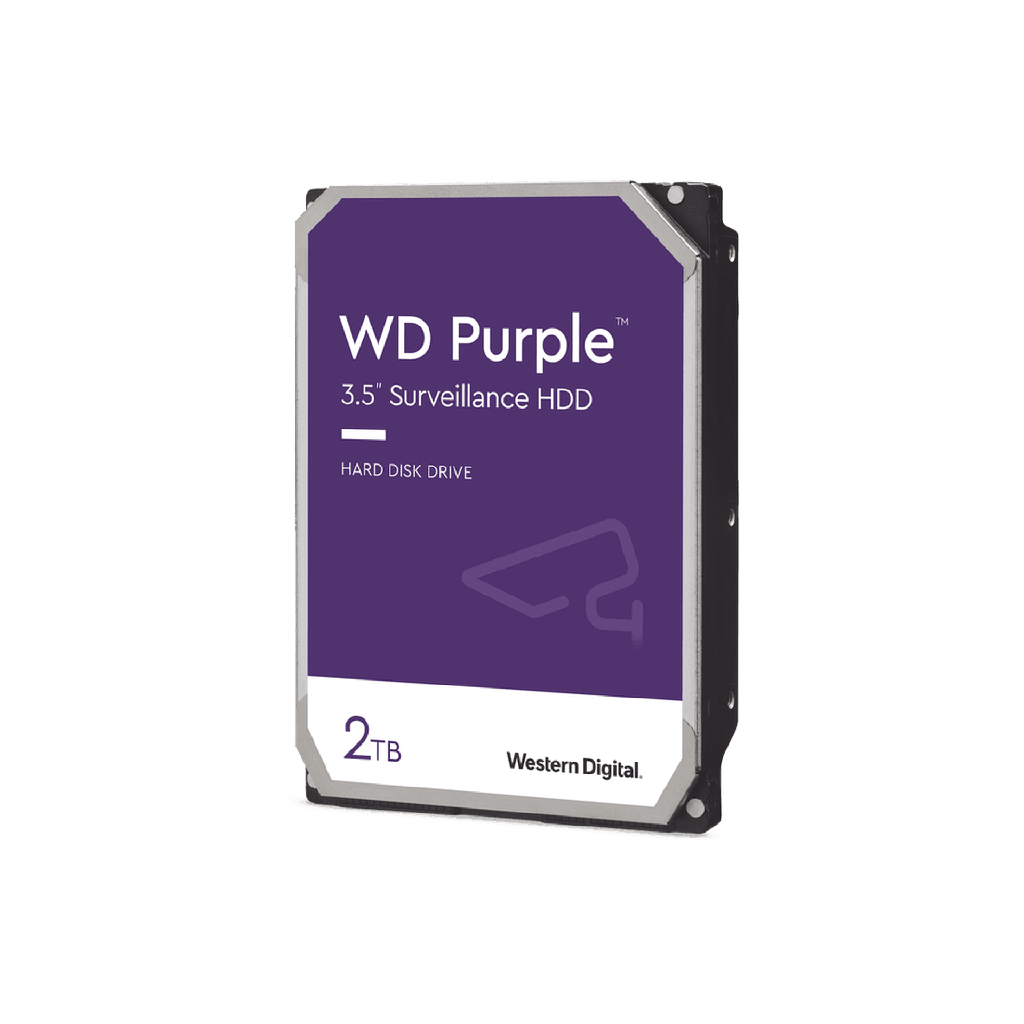 DISCO DURO | WD | PURPURA | PARA VIGILANCIA | CCTV | 2TB | 3.5" | 5400RPM | 64MB | WD20PURX