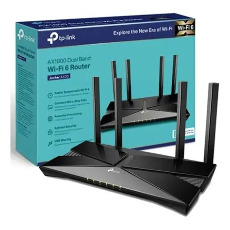 ROUTER TPLINK ARCHER AX23 DUALBAND AX1800 FULL GIGABIT WIFI 6 ONE MESH