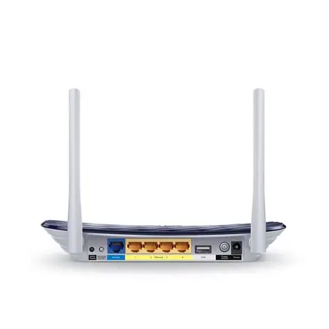 ROUTER TPLINK ARCHER C20 AC750 DUAL BAND IEEE 802.11N 1 WAN 4 LAN 2 ANTENAS