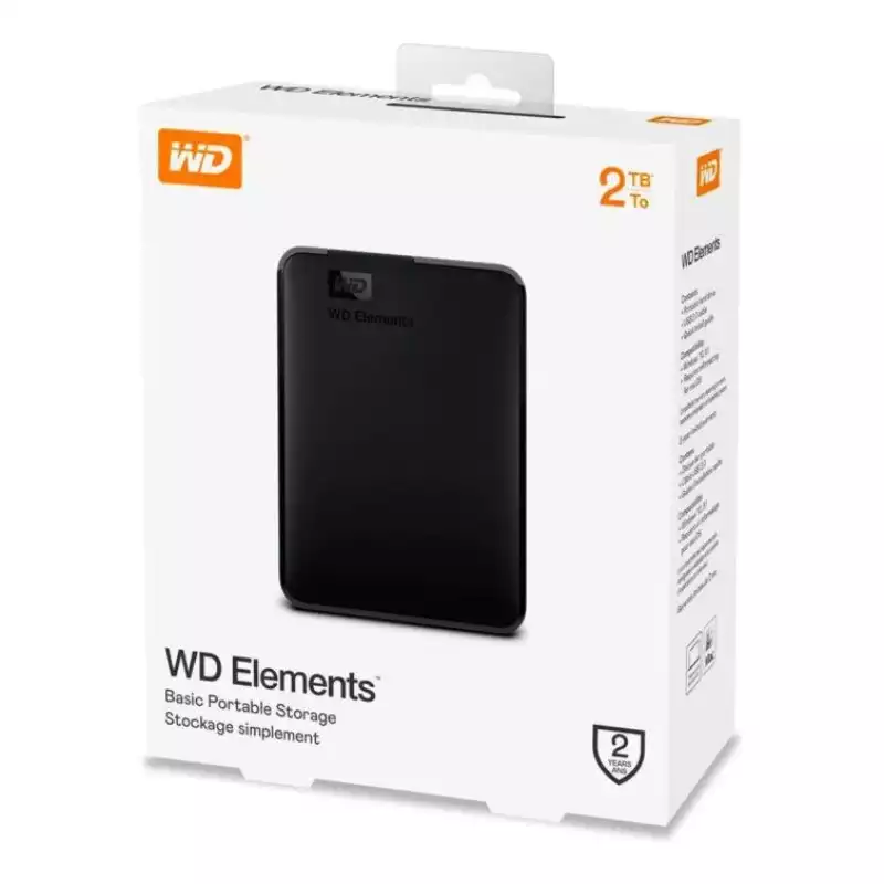 DISCO EXTERNO | WD | ELEMENTS PORTABLE | HDD | 2TB | 2.5"