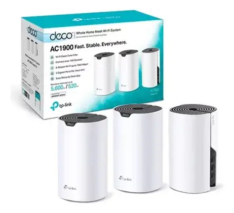 ROUTER TPLINK DECO S7 AC1900 WHOLE HOME MESH WIFI SYSTEM DUAL BAND 3 PACK