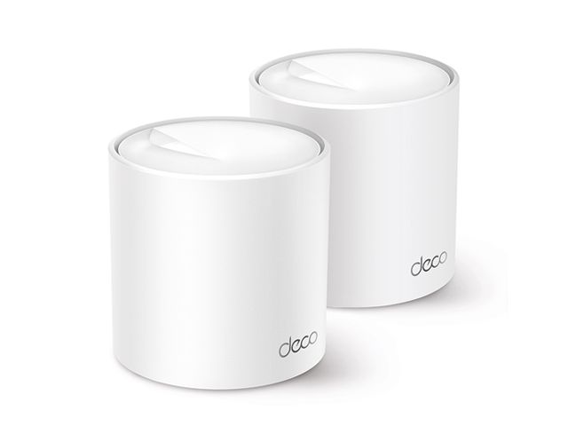 ROUTER TPLINK DECO X60 AX5400 WHOLE HOME MESH WIFI SYSTEM DUAL BAND WIFI 6 2 PACK DECO-X60-2P