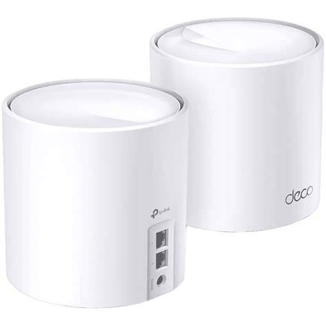 ROUTER TPLINK DECO X60 AX5400 WHOLE HOME MESH WIFI SYSTEM DUAL BAND WIFI 6 2 PACK DECO-X60-2P