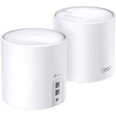 ROUTER TPLINK DECO X60 AX5400 WHOLE HOME MESH WIFI SYSTEM DUAL BAND WIFI 6 2 PACK DECO-X60-2P