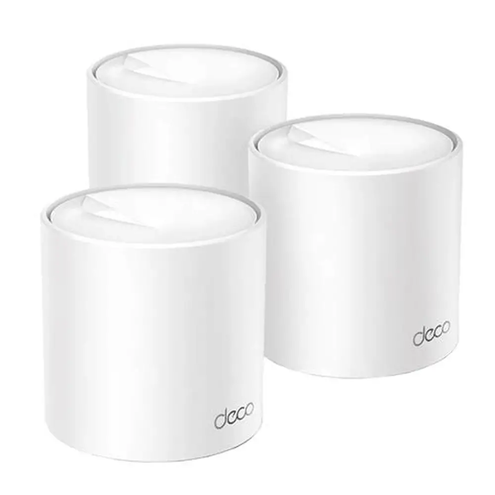 ROUTER TPLINK DECO X60 AX5400 WHOLE HOME MESH WIFI SYSTEM DUAL BAND WIFI 6 3 PACK DECO-X60-3P