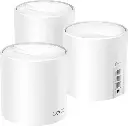 ROUTER TPLINK DECO X60 AX5400 WHOLE HOME MESH WIFI SYSTEM DUAL BAND WIFI 6 3 PACK DECO-X60-3P