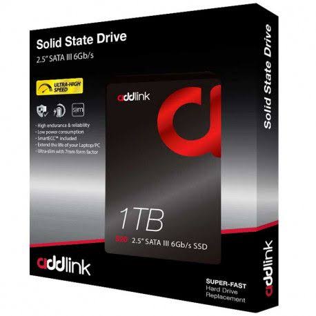 DISCO SOLIDO | ADDLINK | S20 | 1TB | SSD | 2.5" | SATA 3 | 6GB|S