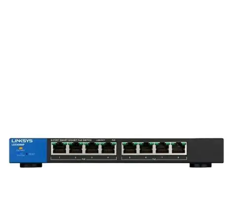 SWITCH LINKSYS 8 PUERTOS LGS108P | 8 PUERTOS GIGABIT POE EEE802.3AZ