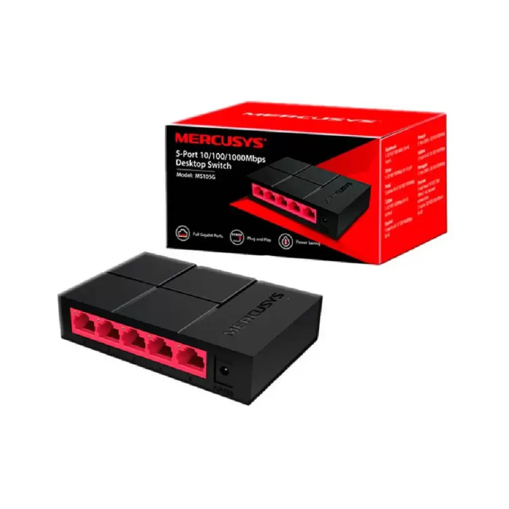 SWITCH MERCUSYS 5 PUERTOS
