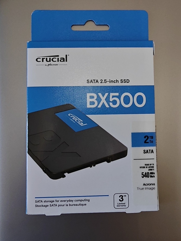 DISCO SOLIDO | CRUCIAL | 2TB | SSD | 2.5" | BX500