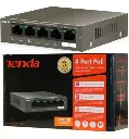 SWITCH POE TENDA 5 PUERTOS | 4 POE 63W GIGABIT 10|100|1000 MBPS TEG1105P-4-63W