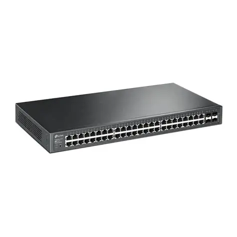 SWITCH TP-LINK SMART JETSTREAM GIGABIT 48 PUERTOS 4 RANURAS SFP+ 10GB ADMINISTRABLE TL-SG3452
