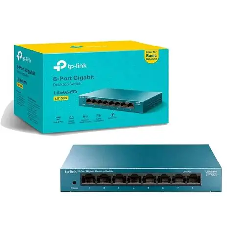 SWITCH TPLINK LS108G 8 PUERTOS 10|100 MBPS DESK RJ45