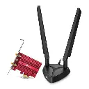 TARJETA DE RED TP-LINK TX3000E ADAPTADOR WIFI 6 BLUETOOTH 5.2 PCI EXPRESS GIGABIT AX3200 2 ANTENAS EXTERNAS MAGNETICAS