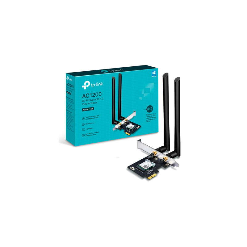 TARJETA DE RED TPLINK T5E AC1200 PCI ETHERNET EXPRESS DUAL BAND