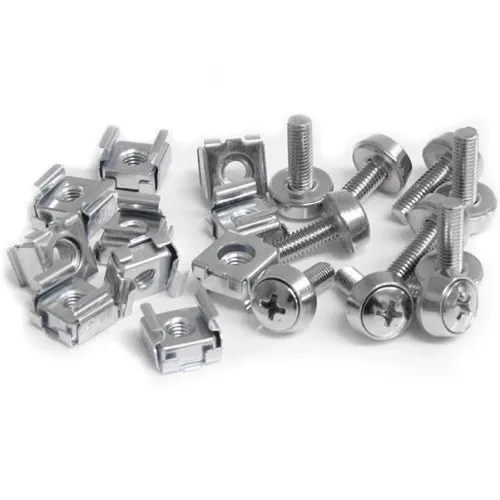 TORNILLOS Y GRAPAS PARA RACK QNET CANASTILLA JS-31 50 UNIDADES