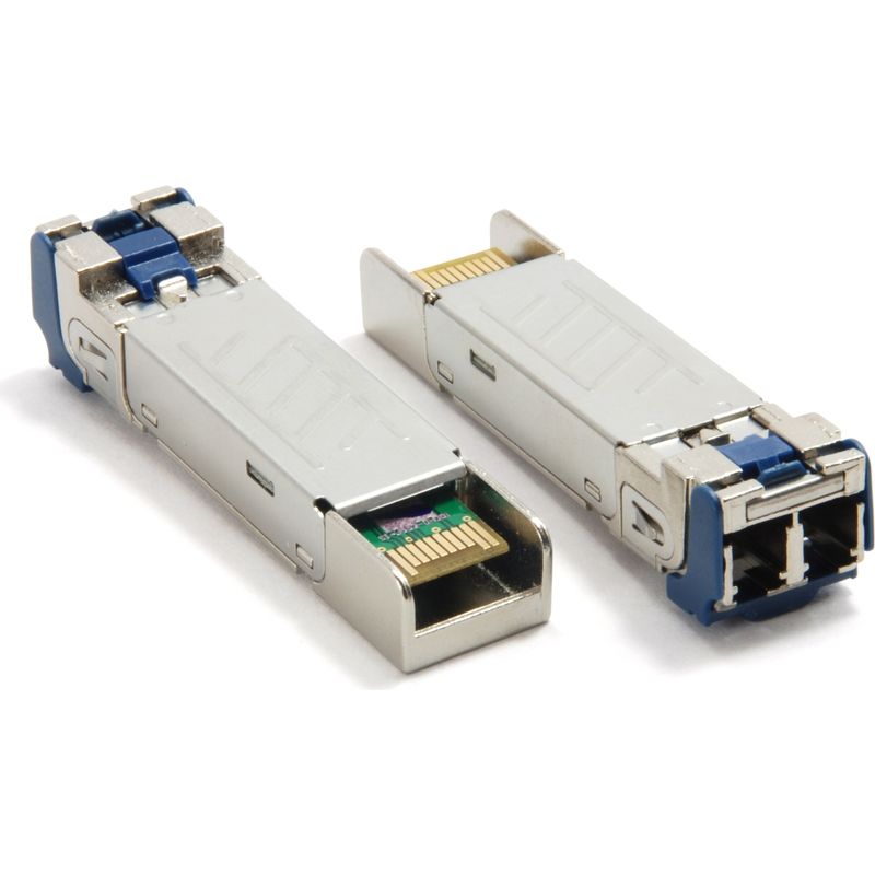 UBIQUITI PAR TRANSCEPTOR SFP+ COMPATIBLE CON CONEXIONES 10G HASTA 300MTS MULTIMODO LC|UPC DUPLEX UACC-OM-MM10G-D