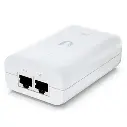 UBIQUITI U-POE+ ADAPTADOR POE UBIQUITI 48VDC 0.65A 1 PUERTO GIGABIT HASTA 30W INDICADOR LED PROTECTOR DE PICOS