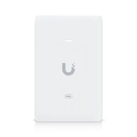 UBIQUITI U-POE+ ADAPTADOR POE UBIQUITI 48VDC 0.65A 1 PUERTO GIGABIT HASTA 30W INDICADOR LED PROTECTOR DE PICOS