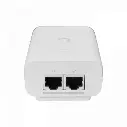 UBIQUITI U-POE-AT ADAPTADOR POE UBIQUITI 48VDC 0.65A 1 PUERTO GIGABIT HASTA 30W INDICADOR LED PROTECTOR DE PICOS.