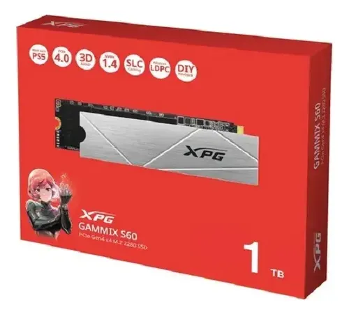 DISCO SOLIDO | M.2 | ADATA | XPG GAMMIX | S60 | 1TB | M.2 | NVME | PCLE 4.0