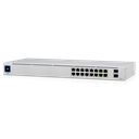 USW-16-POE UBIQUITI SWITCH UNIFI 16 PUERTOS POE 32W GIGABIT + 2 SFP PANTALLA TOUCH CONMUTACION HASTA 36GPS