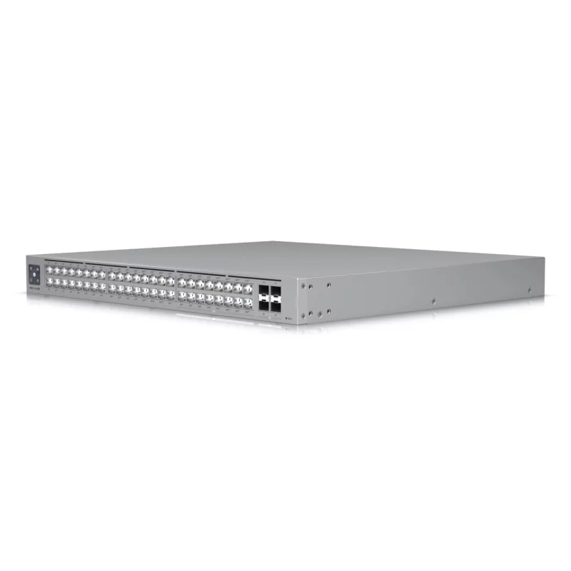 USW-48-POE UBIQUITI SWITCH UNIFI 48 PUERTOS POE GIGABIT + 4 SFP PANTALLA TOUCH HASTA 52GBPS CONMUTACION HASTA 104GPS.