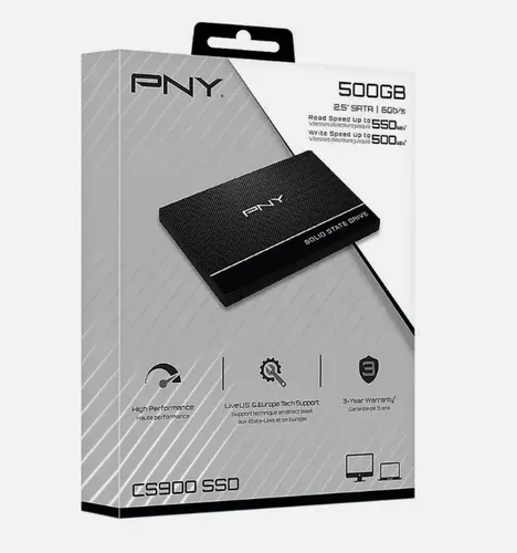 DISCO SOLIDO | PNY | CS9000 | 500GB | SSD | 2.5" | SATA 3