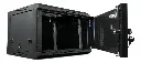 RACK DE PARED CERRADO FIJO 6U 600X450X368MM CON PUERTA DE VIDRIO ONLINK OL-WS6406