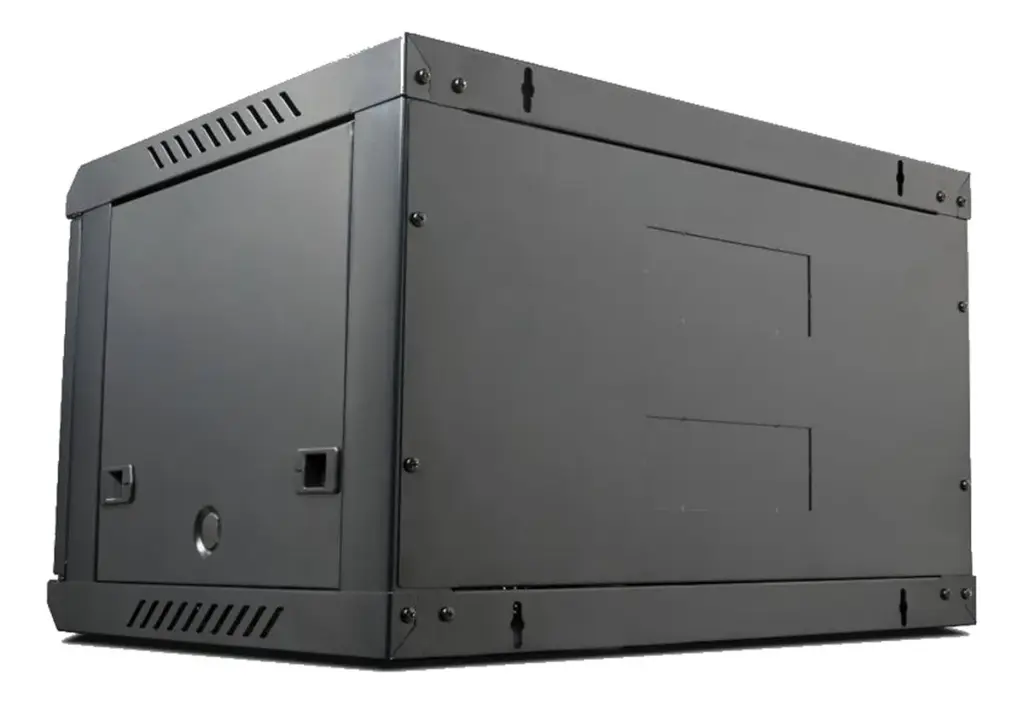 RACK DE PARED CERRADO FIJO 6U 600X450X368MM CON PUERTA DE VIDRIO ONLINK OL-WS6406
