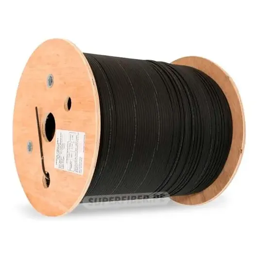 ROLLO FIBRA OPTICA DROP 1 HILO CORES 1KM POWER FIBER G57A1-1KM-1