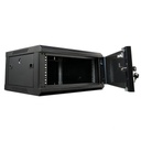 RACK DE PARED CERRADO FIJO ONLINK 4U 600X450X280MM CON PUERTA DE VIDRIO 3 CERRADURA WM604