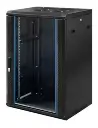 RACK DE PARED CERRADO ONLINK 18U 600X450X901MM CON PUERTA DE VIDRIO WM6418 INCLUYE 3 CERRADURAS