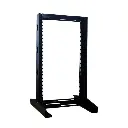 RACK DE PISO 18 UNIDADES NEGRO METALNET MET-RPISO-18U-NG