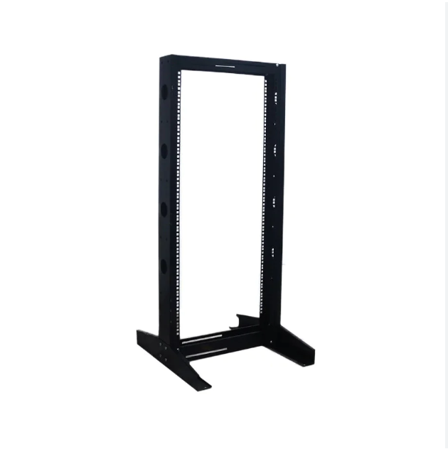 RACK DE PISO 18 UNIDADES NEGRO METALNET MET-RPISO-18U-NG