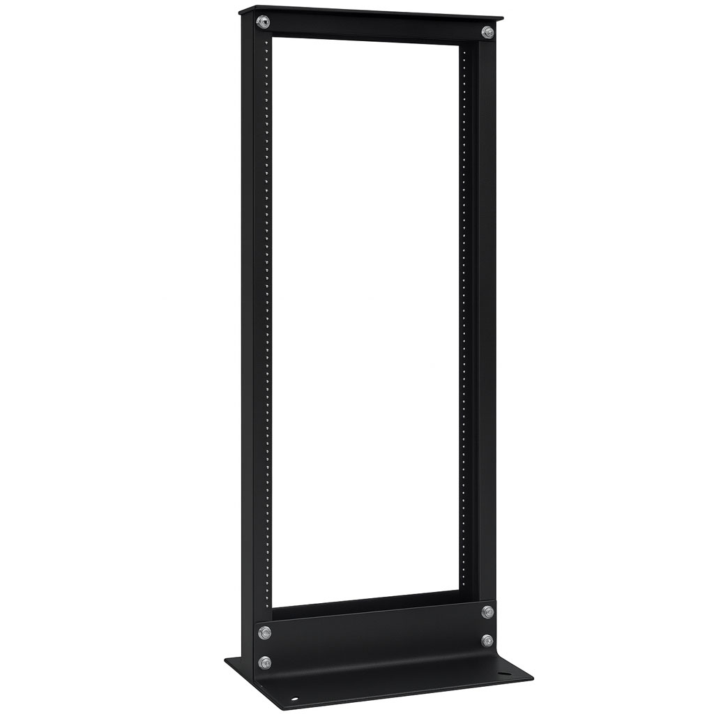 RACK DE PISO 22 UNIDADES NEGRO METALNET MET-RPISO-22U-NG