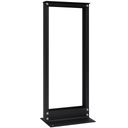 RACK DE PISO 22 UNIDADES NEGRO METALNET MET-RPISO-22U-NG