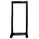 RACK DE PISO ABIERTO 42 UNIDADES NEGRO 4 POSTES CON RUEDA BEGPROD ID-SORS6642
